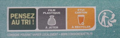 Tofu nature à cuisiner - Recycling instructions and/or packaging information - fr