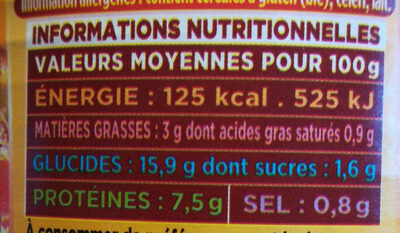 Couscous Royal Poulet & Boeuf - Nutrition facts - fr