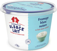 Fromage blanc nature 2,8% MG - Product - fr
