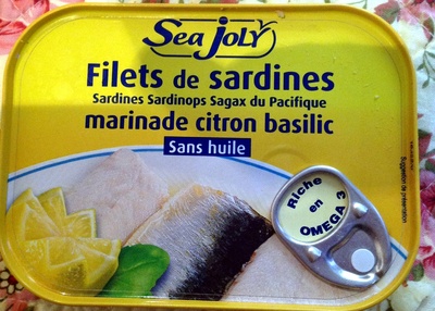 Filets de sardine marinade citron basilic (Sans huile) - Product - fr