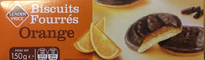 Biscuits fourrés orange - Product - fr