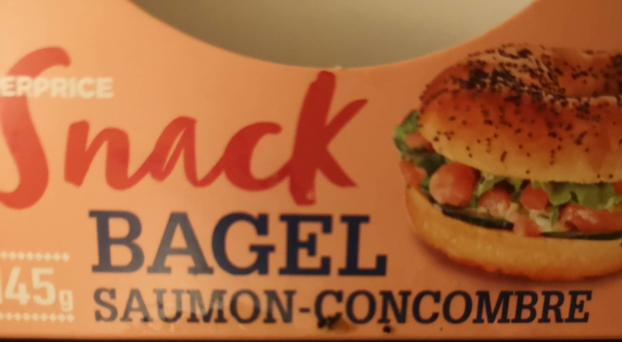 Bagel saumon-concombre - Product - fr