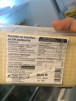 Fromage à raclette (26% MG) - Nutrition facts - en