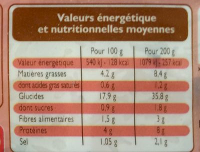 Délices du Monde Riz Cantonais - Nutrition facts - fr