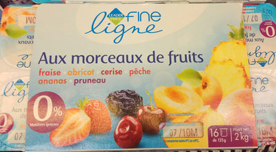 Yaourt Aux Morceaux De Fruits - Nutrition facts - fr