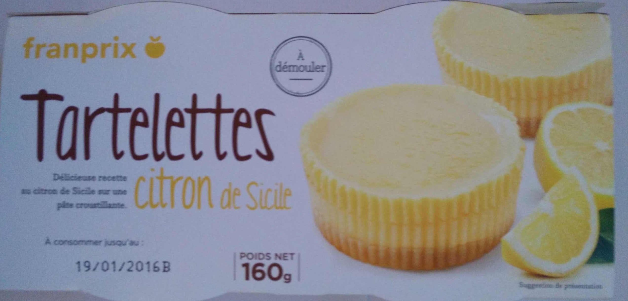 Tartelettes au citron de Sicile - Product - fr