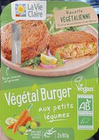 Vegetal burger petits legumes - Product - fr