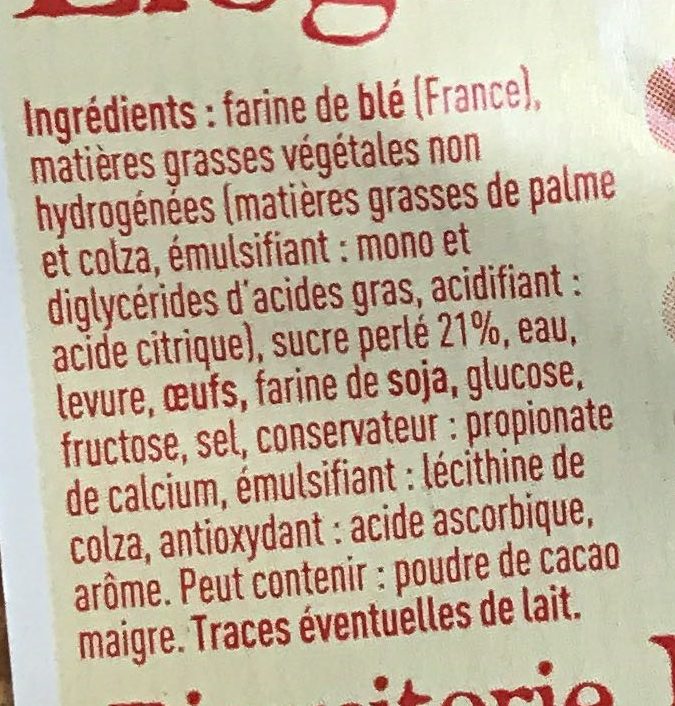 Gaufres Liegeoises - Ingredients - fr