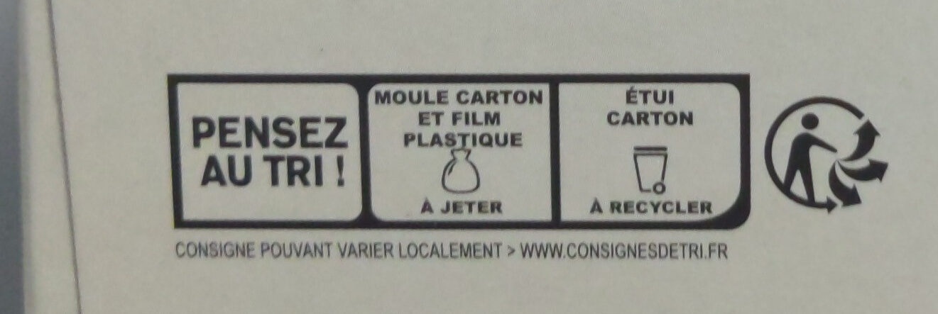 2 Clafoutis aux tomates et aux fromages de chèvre et de brebis - Recycling instructions and/or packaging information - fr