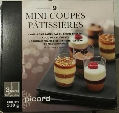9 mini-coupes pâtissières - Product - fr