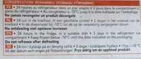 Crumble pomme-framboise - Nutrition facts - fr