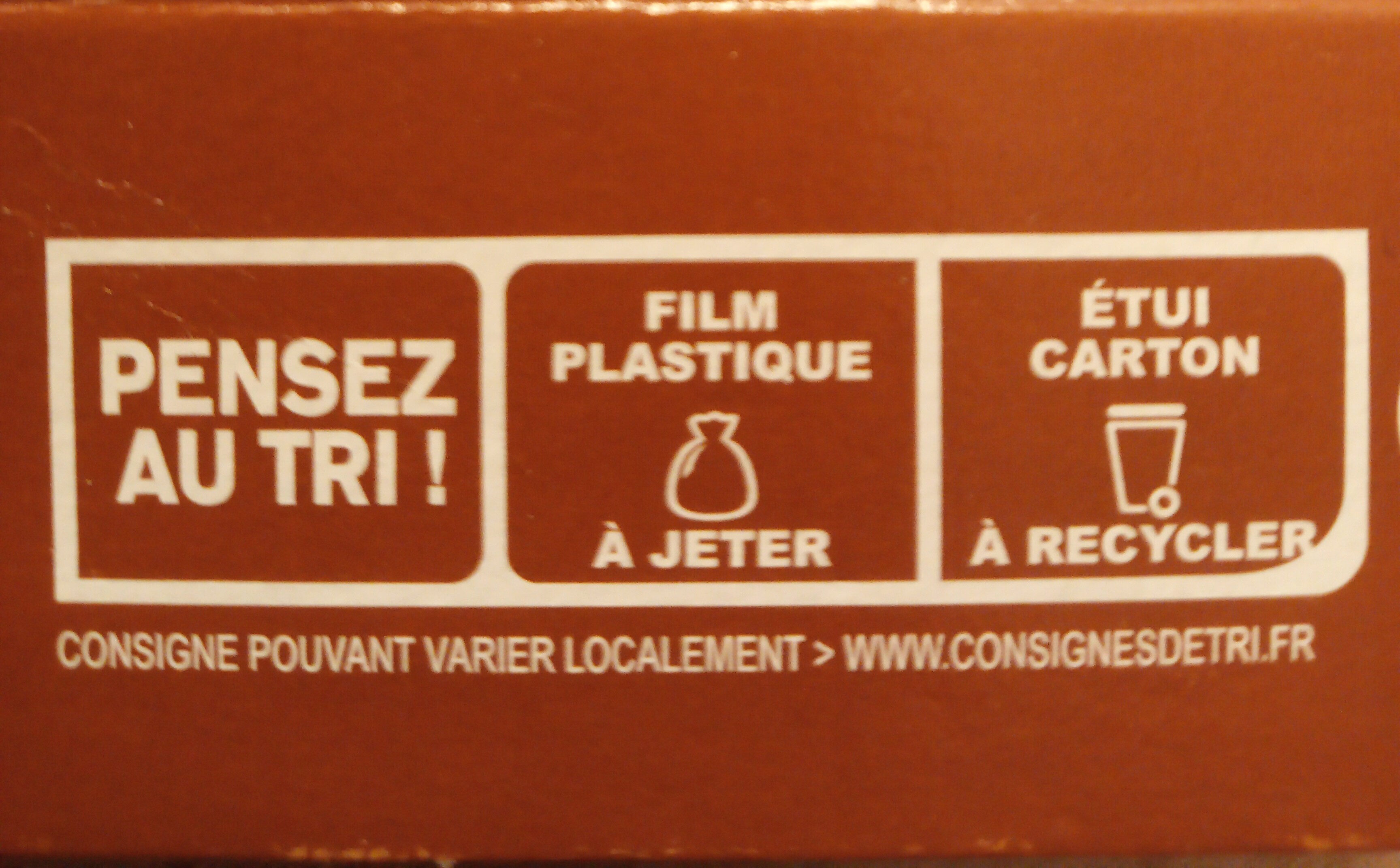 Pizza N°11 - Chèvre, Miel, Noix - Recycling instructions and/or packaging information - fr