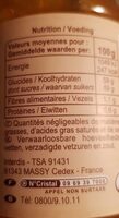 Confiture Extra ABRICOT - Nutrition facts - fr