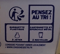 St Môret - Recycling instructions and/or packaging information - fr