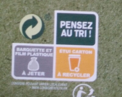 Boulettes provençales bio - Recycling instructions and/or packaging information - fr