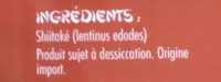 Shiitakes - Ingredients - fr