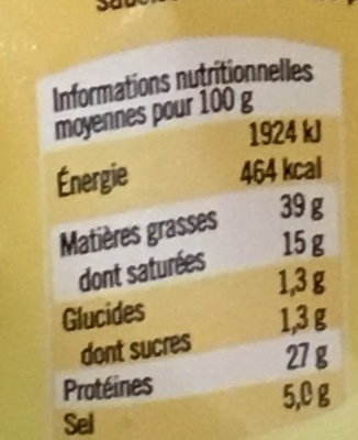 Saucisson sec Recette Campagnarde - Nutrition facts - fr