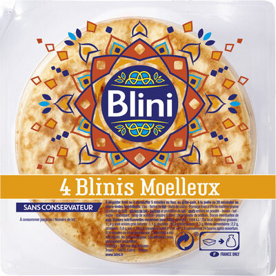 4 Blinis moelleux x 50g - Product - fr