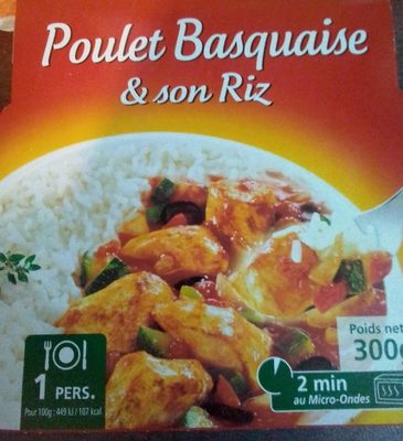 Poulet Basquaise et son riz - Product - fr