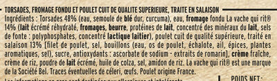 Torsades Poulet en Allumettes au fromage La vache qui rit® - Ingredients - fr