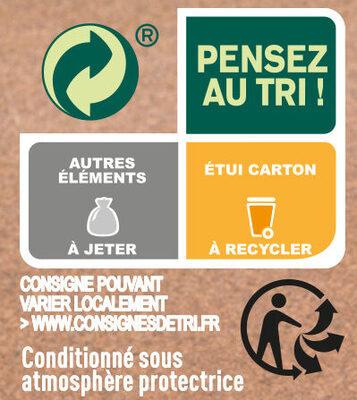 Le Gratin de Morue Parmentier purée à la crème fraîche - Recycling instructions and/or packaging information - fr