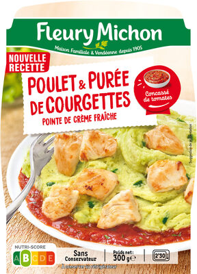 Poulet & Purée de Courgettes pointe de crème fraîche - Product - fr
