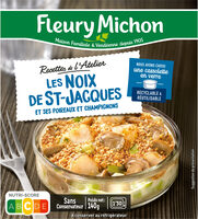 Les noix de ST-Jacques et ses poireaux et champignons - Product - fr