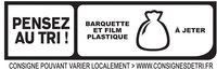 Le Supérieur - Seulement 2% Mat. Gr. - 25% de sel* - Recycling instructions and/or packaging information - fr