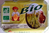 6 Oeufs Bio - Product - fr