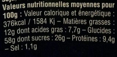 6 Crêpes Gourmandes - Nutrition facts - fr