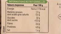 Galettes de blé noir - Nutrition facts - fr