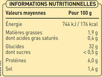 4 galettes au sarrasin - Nutrition facts - fr