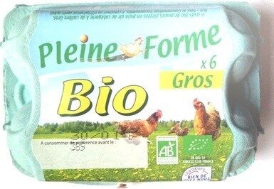 6 Oeufs Gros Bio - Product - fr