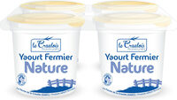 Yaourt nature fermier - Product - fr
