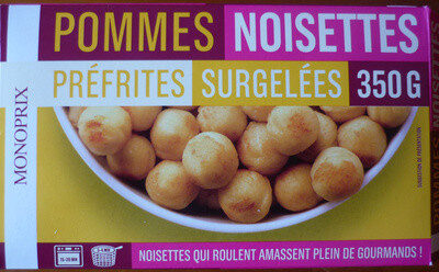 Pommes noisettes préfrites surgelées - Product - fr