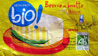 Beurre de baratte doux Bio Monoprix - Product - fr