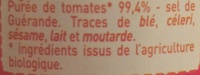 Chair de tomate - Ingredients - fr