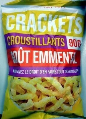 Crackets croustillants goût emmental - Product - fr