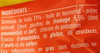 Crackets croustillants goût emmental - Ingredients - fr