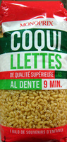 Coquillettes (Al dente 9 min.) - Product - fr