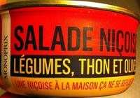 Salade Niçoise (Légumes, Thon et Olives) - Product - fr