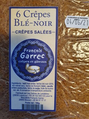 Crêpes de blé noir salées - Ingredients - fr