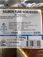 Saumon fume norvegien - Ingredients - fr