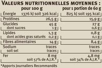 Lentilles vertes du Puy les saveurs - Nutrition facts - fr