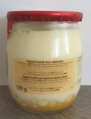 Apricot yoghurt - Ingredients - en