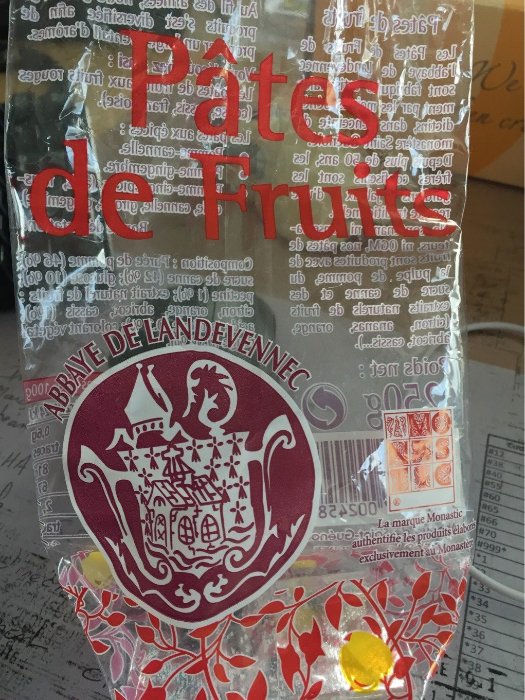 Pâtes de fruits - Product - fr