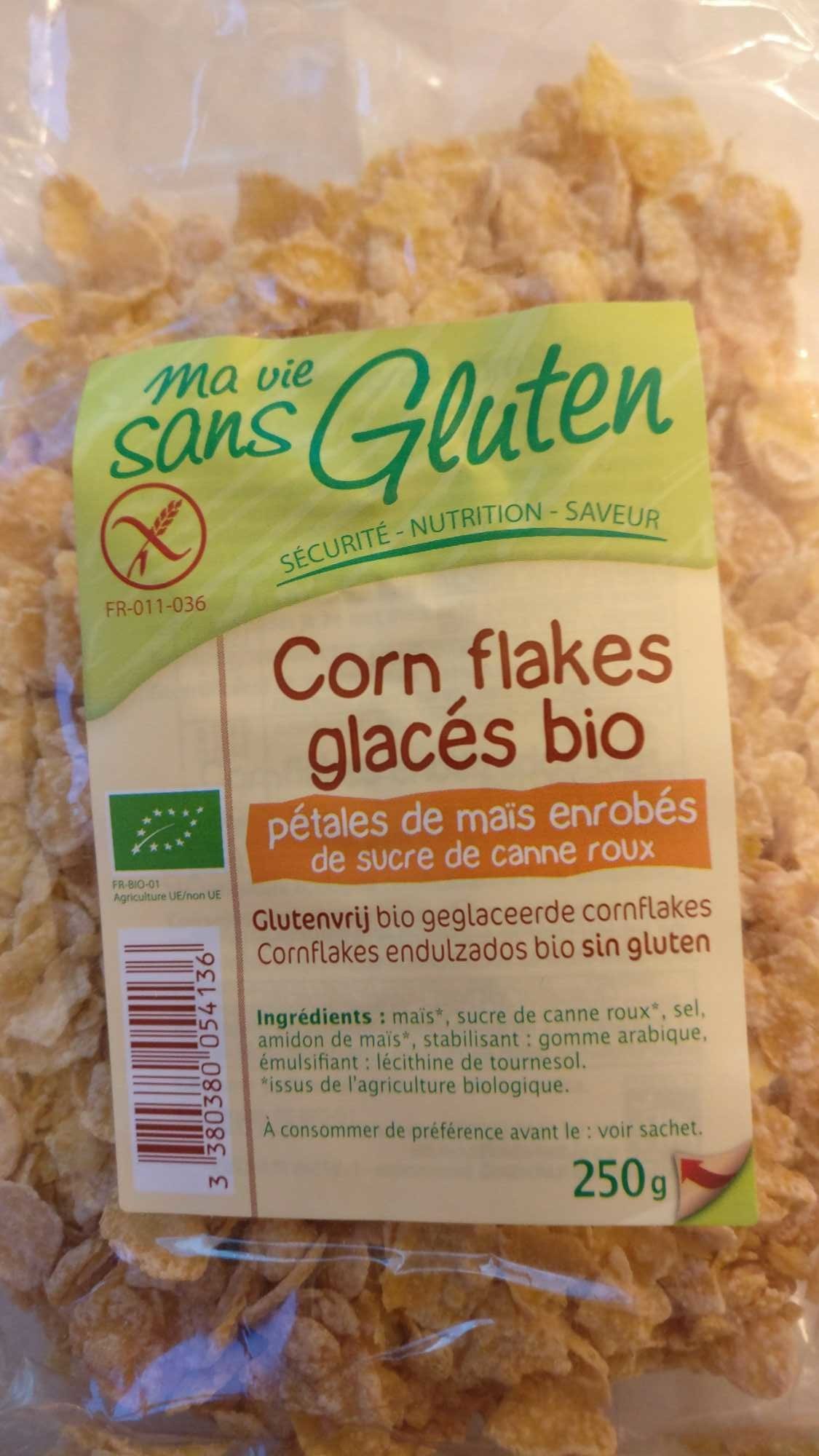 Corn flakes glacés bio - Product - fr