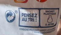 Les pâtes farcies vegan - patate douce & pois chiche - Recycling instructions and/or packaging information - fr