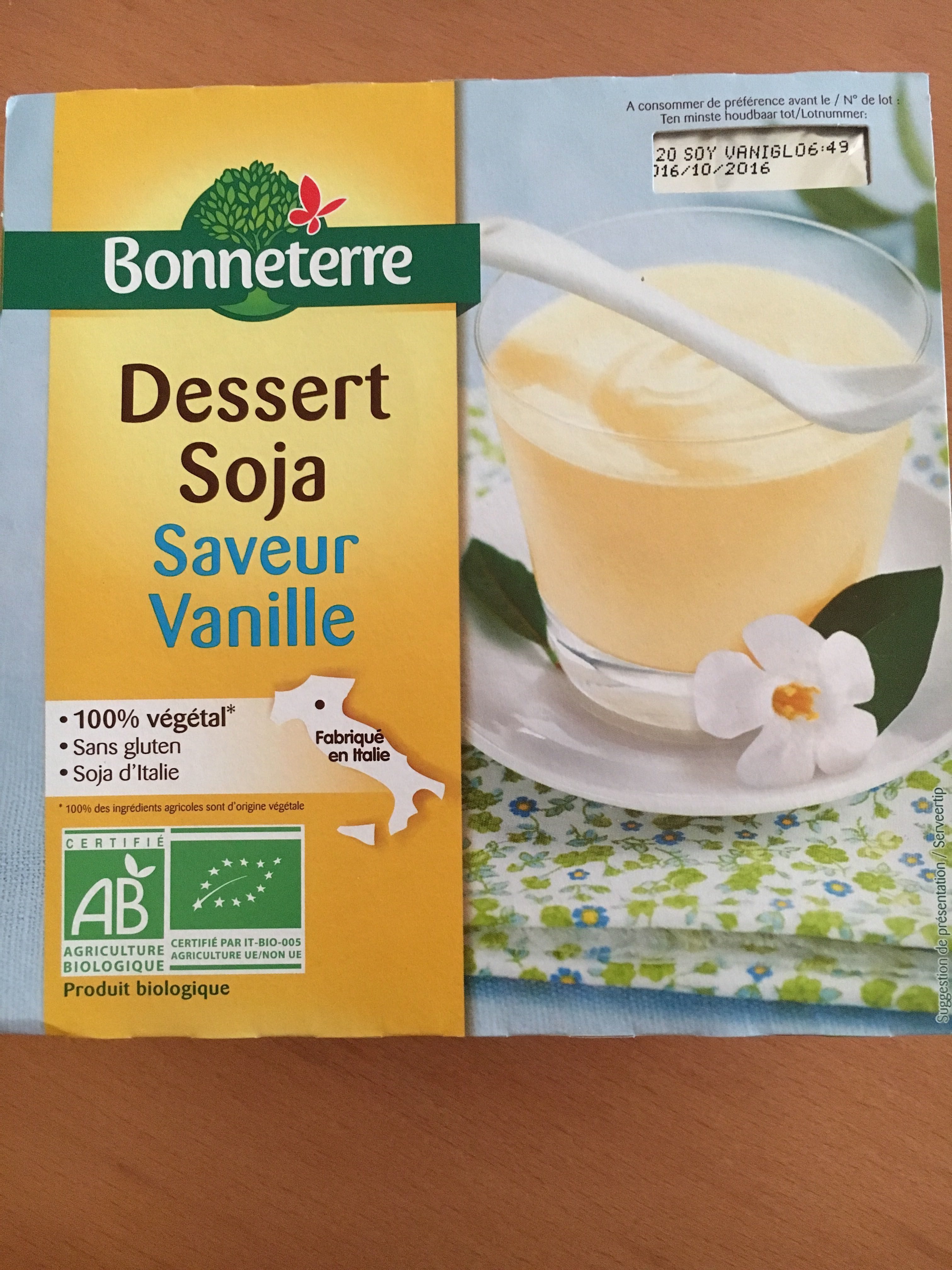 Dessert Soja saveur vanille - Product - fr