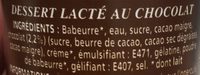 Mousse Au Chocolat - Ingredients - fr